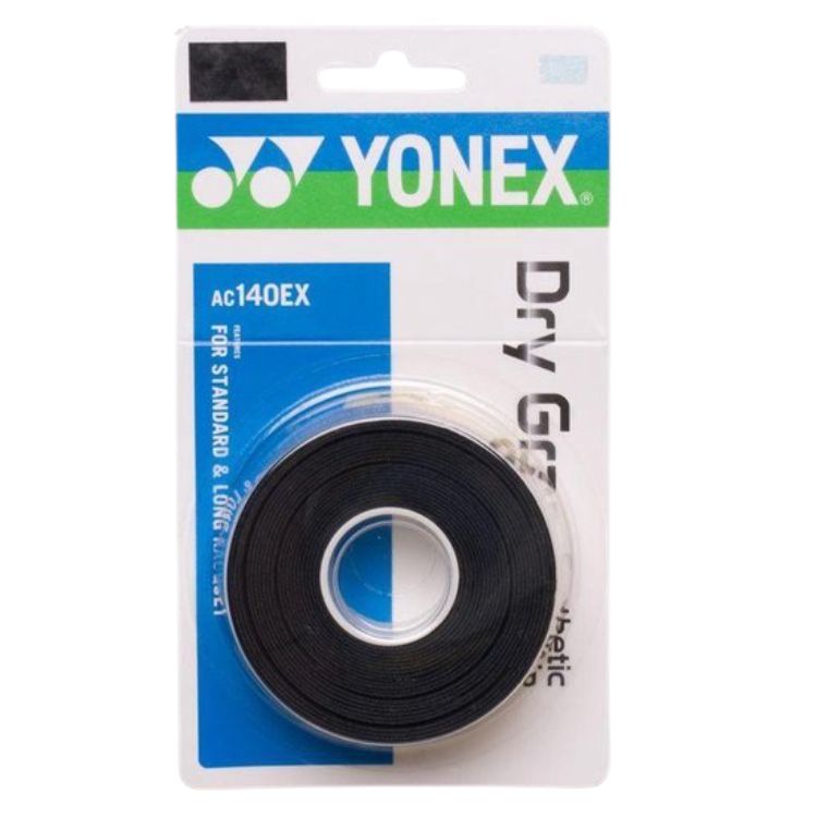 Yonex Overgrip Dry Super Grip Schwarz 3er-Pack