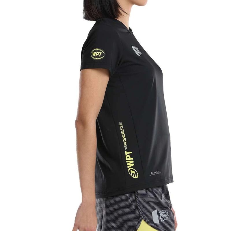 Bullpadel-Shirt Lama Damen Schwarz