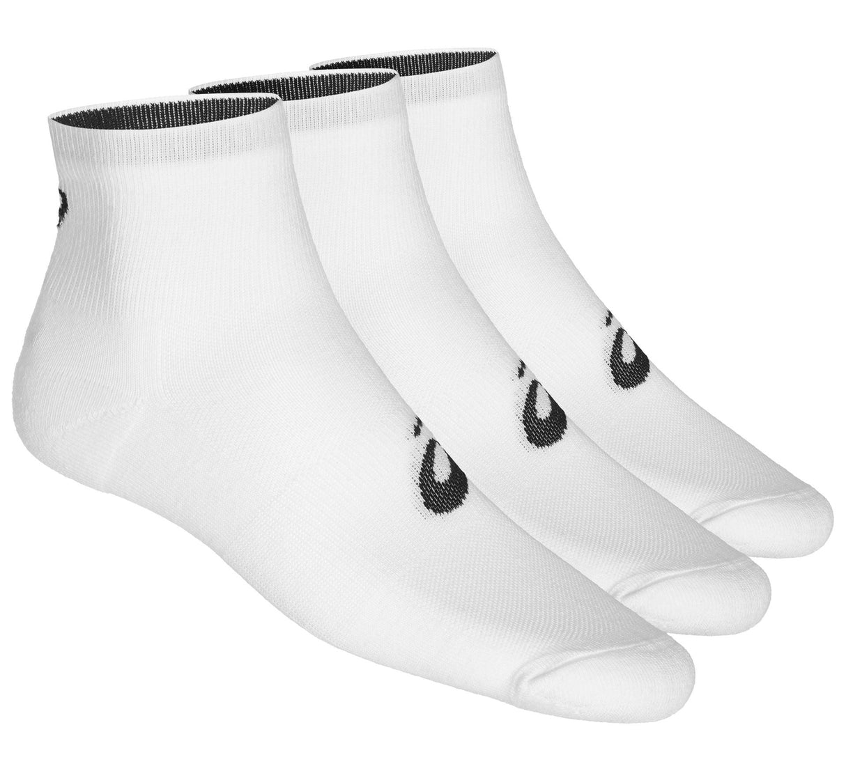 Asics Sportsocken Quarter 3PPK Unisex Weiß 3 Paar