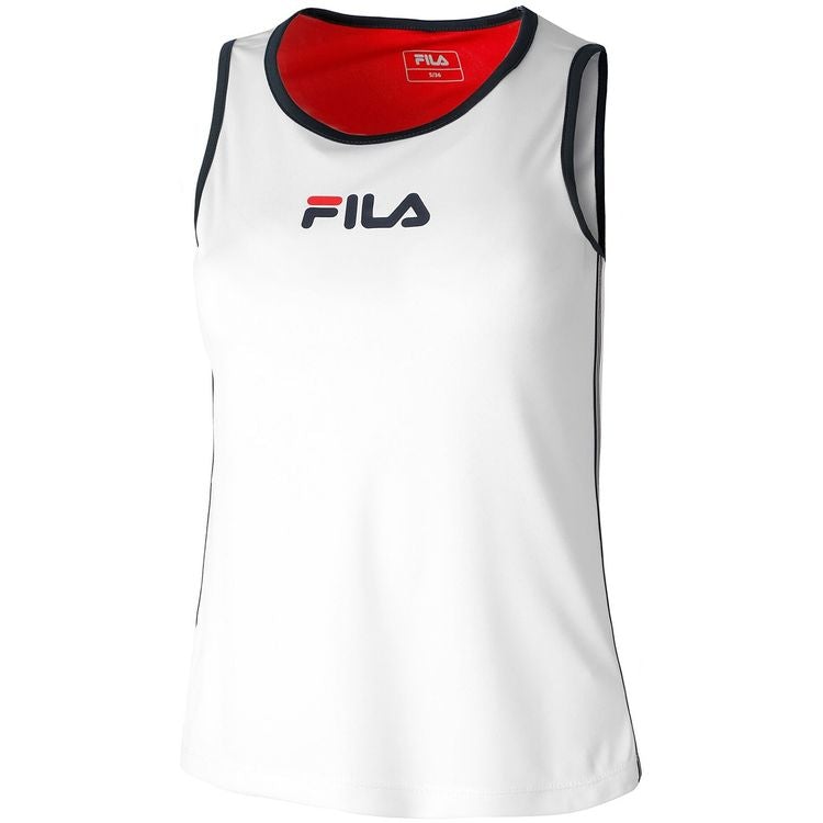 Fila Tank Top Amber Girls Junior Meisjes Wit