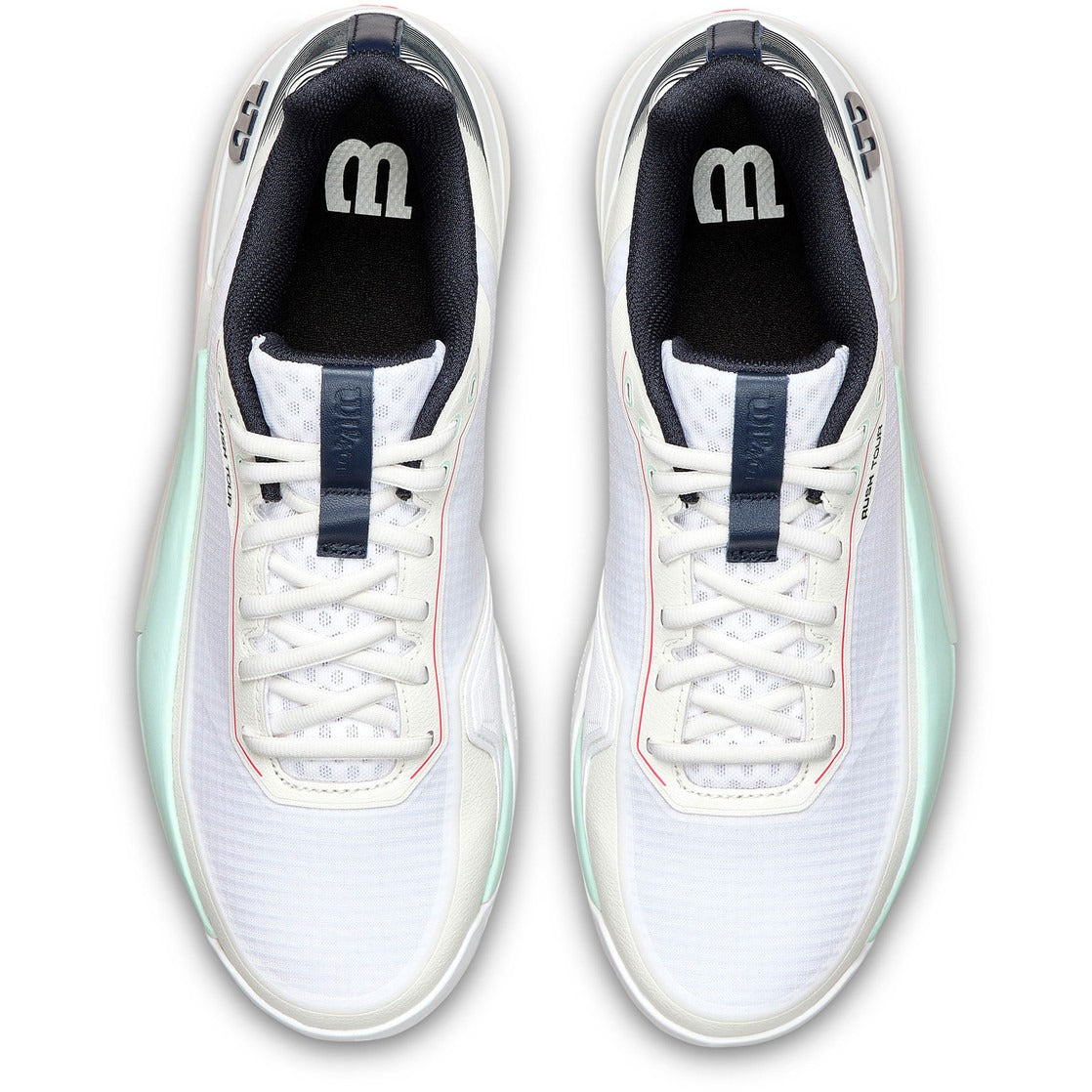 Wilson Tennisschoen Padelschoen Rush Tour 5 Clay Heren Wit