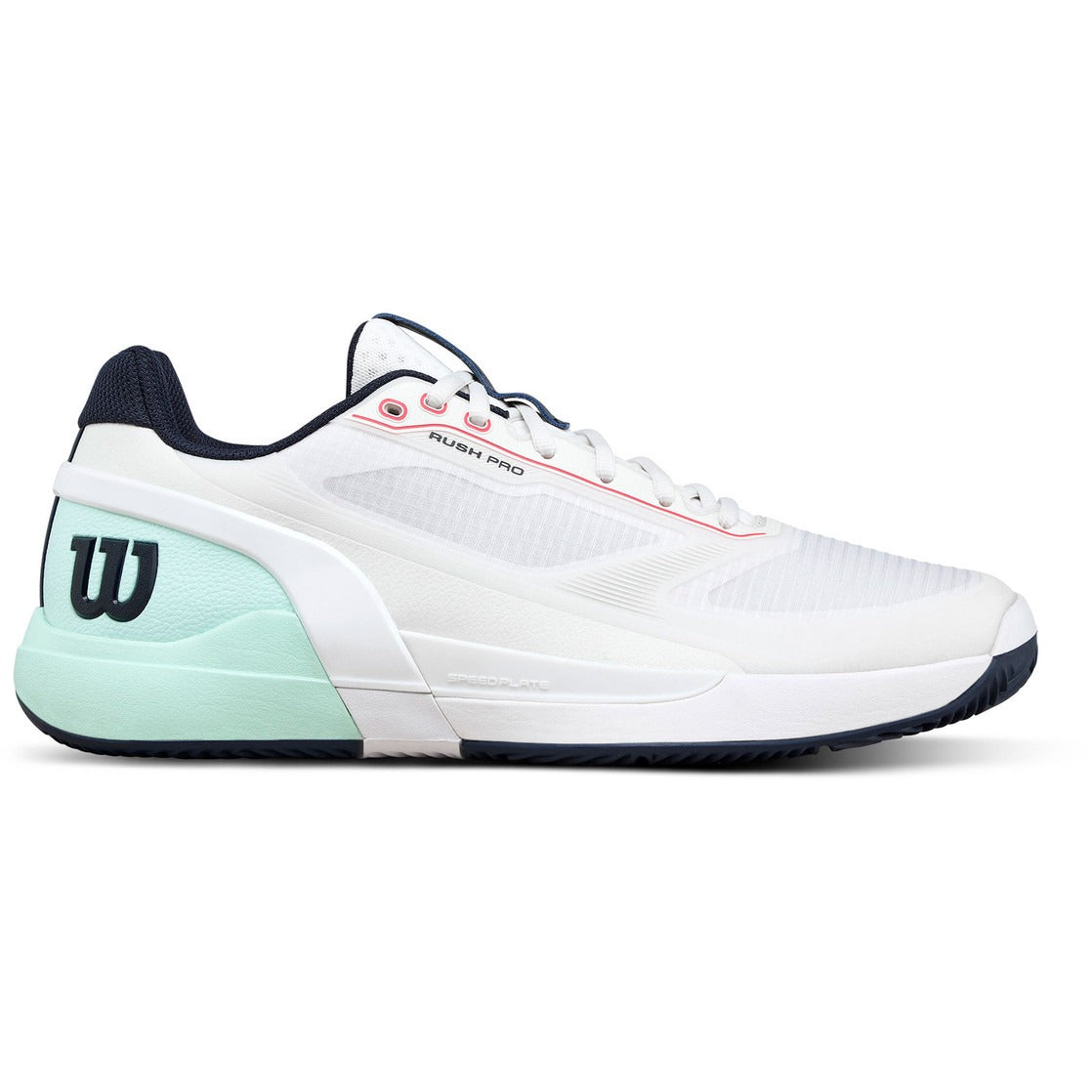 Wilson Tennisschuh Padelschuh Rush Pro 5 Clay Herren Weiß