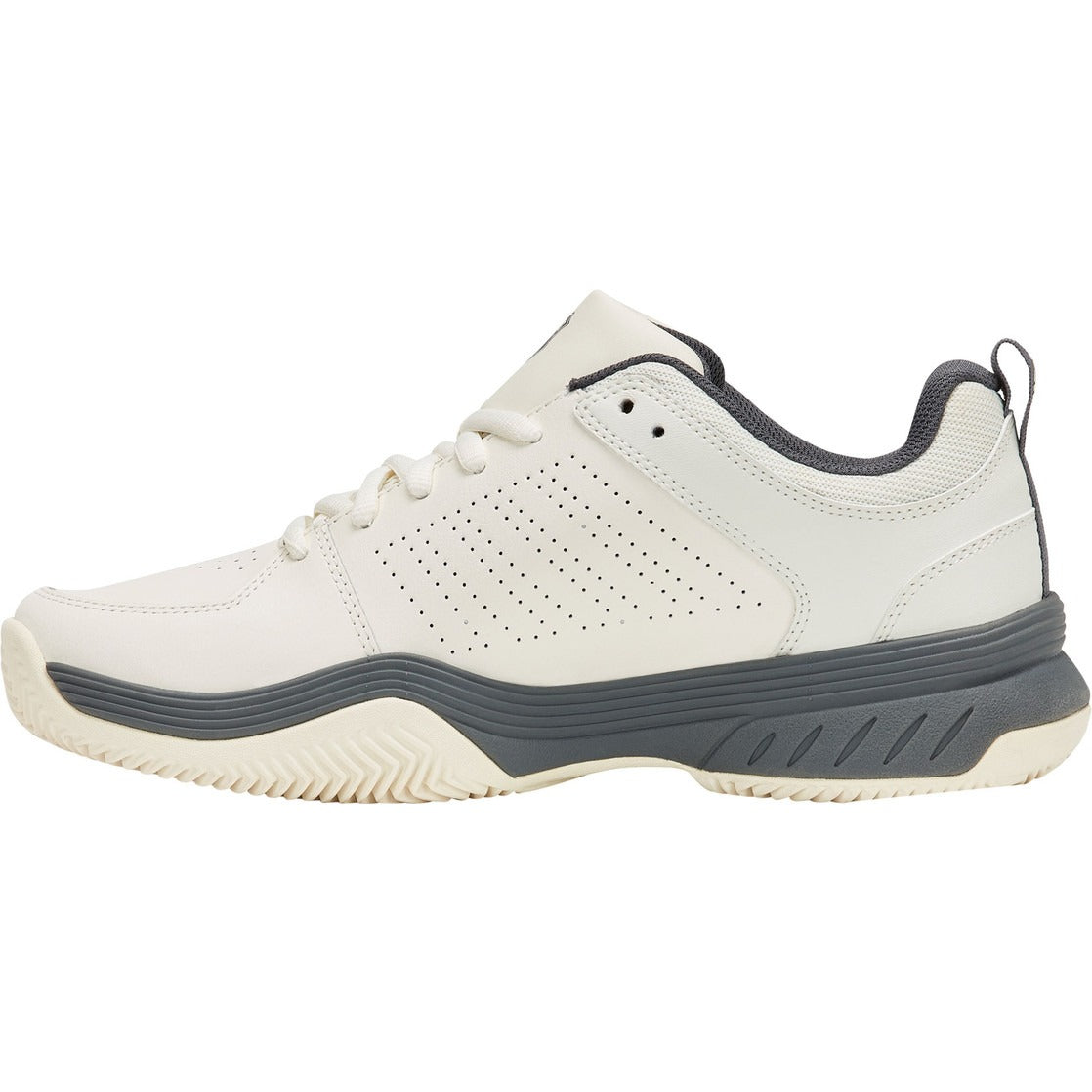 K-Swiss Tennisschoen Padelschoen Court Express 2 Clay Heren Wit Grijs