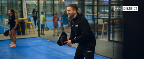 Golden point padel, beslissend punt aan het net bij 40-40