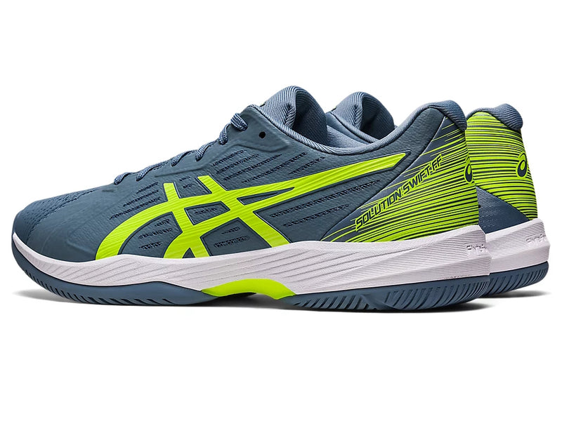 Asics Tennisschoen Solution Swift FF Clay Heren Blauw Groen