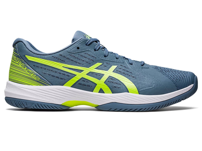 Asics Tennisschoen Solution Swift FF Clay Heren Blauw Groen