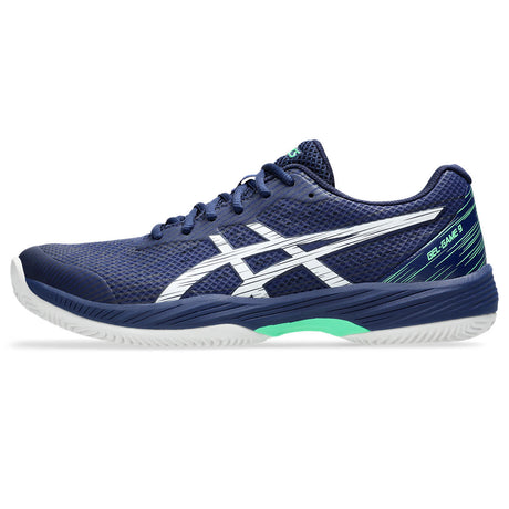 Asics Tennisschuh Gel Game 9 Clay / OC Herren Marineblau Weiß Grün