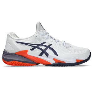 Asics Court FF 3 Clay Tennisschuh für Herren, Weiß-Orange