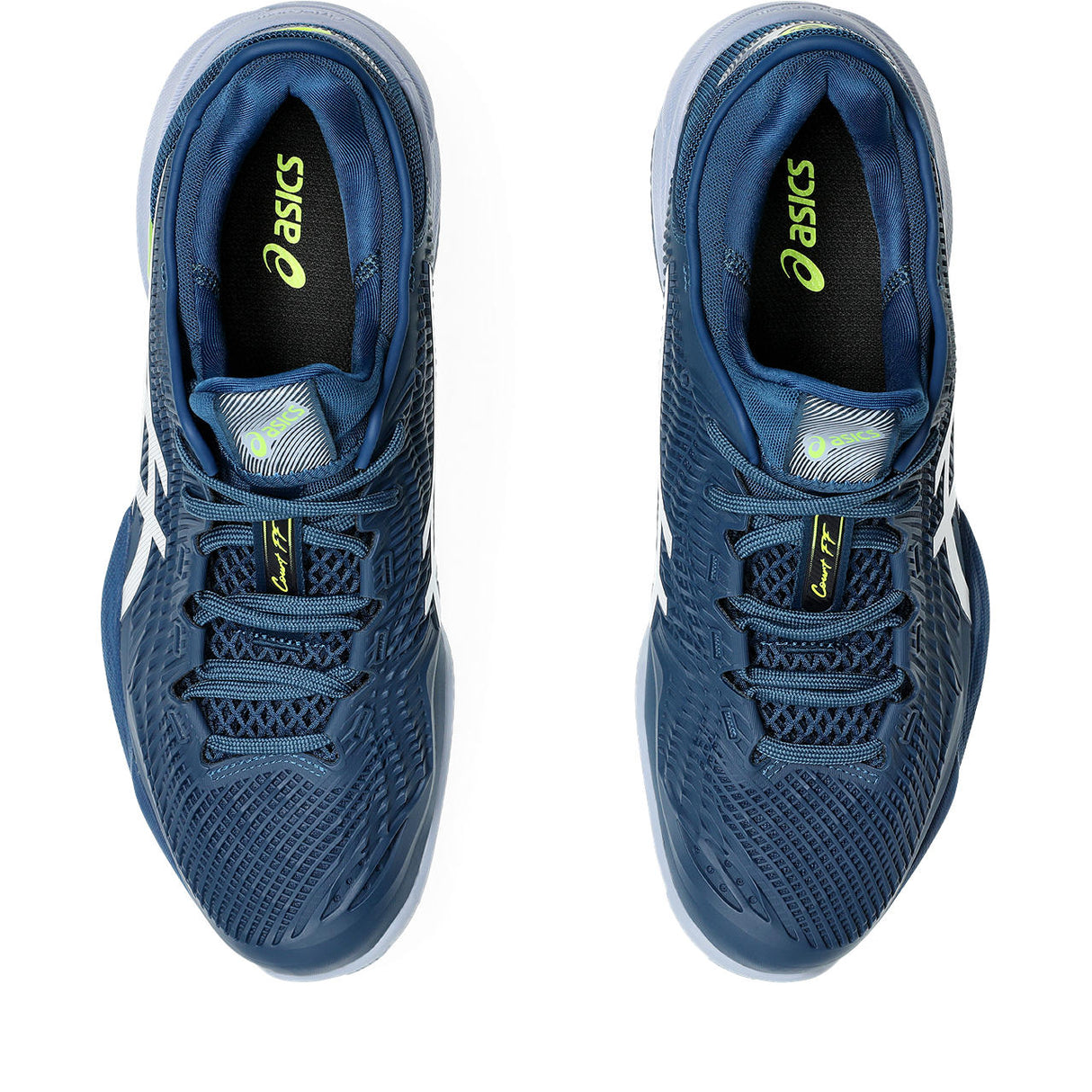 Asics Tennisschoen Court FF 3 Clay Heren Blauw Wit