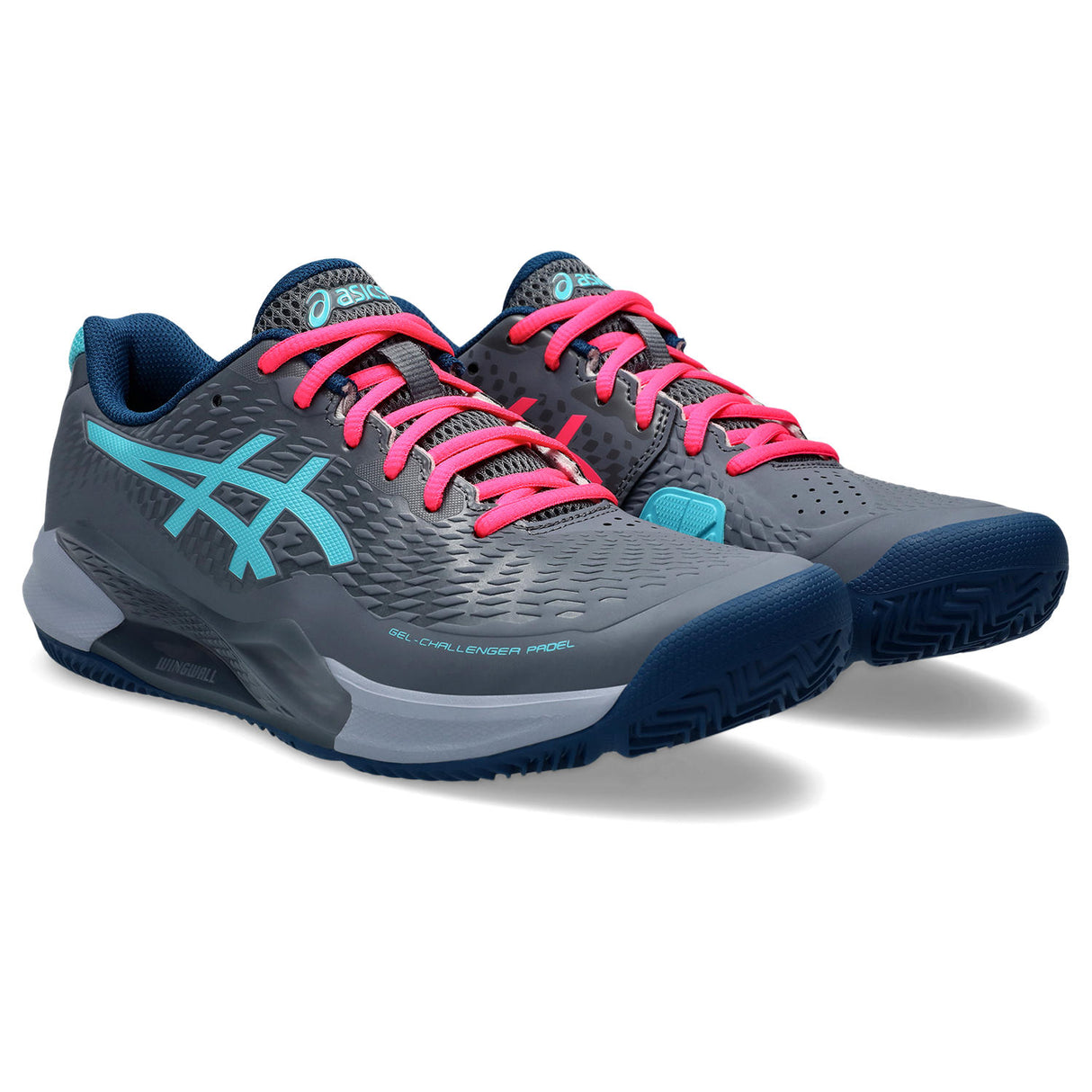 Asics Padelschoen Gel Challenger Heren 14 Padel Antraciet / Blauw
