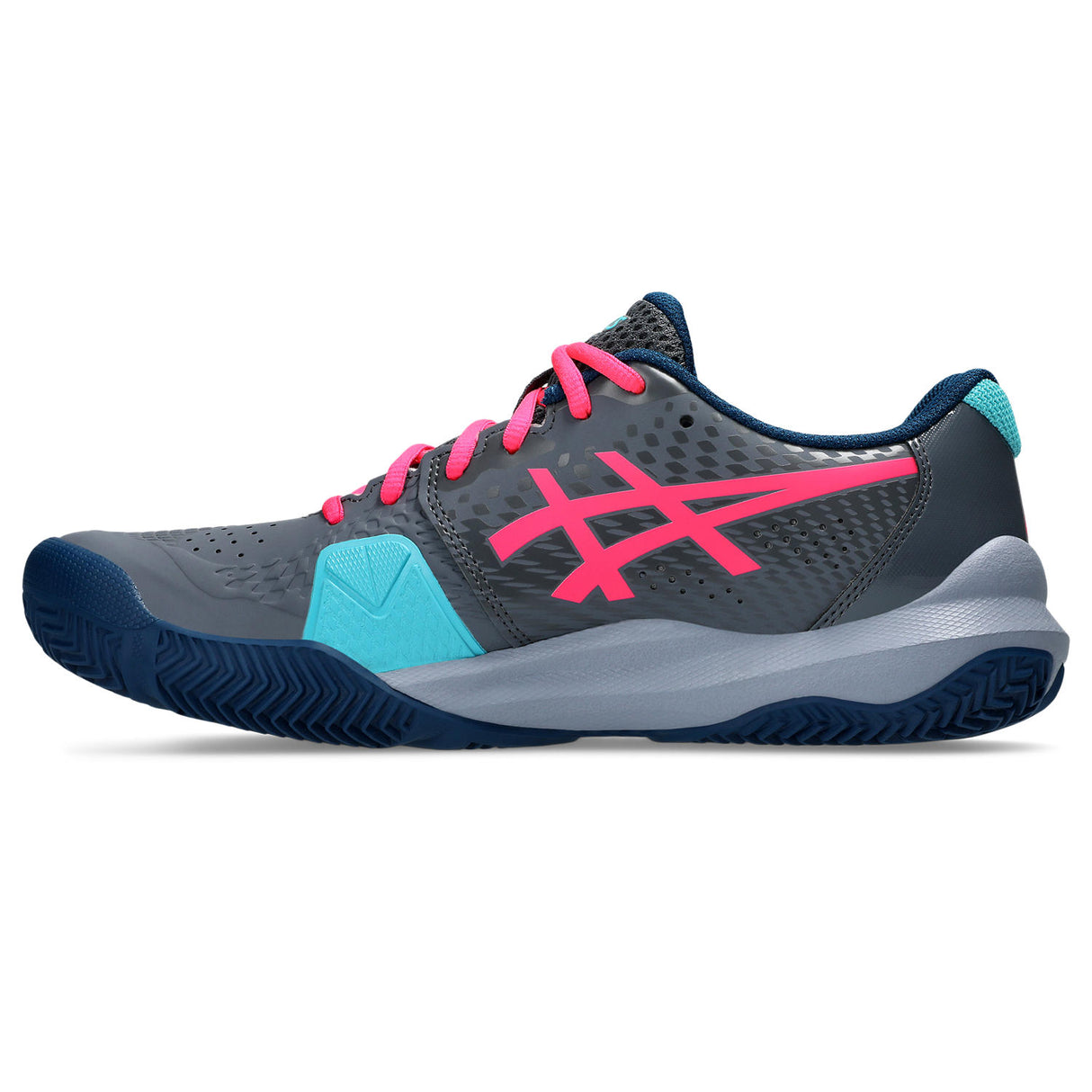 Asics Padelschoen Gel Challenger Heren 14 Padel Antraciet / Blauw