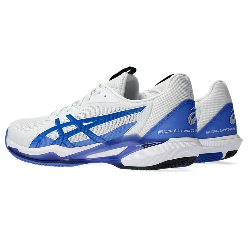 Asics Tennisschoen Solution Speed FF 3 Clay Heren Wit Blauw