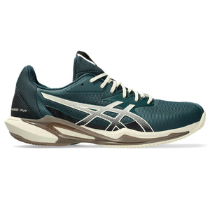 Asics Solution Speed ​​FF 3 Clay Tennisschuh für Herren, Grün-Weiß