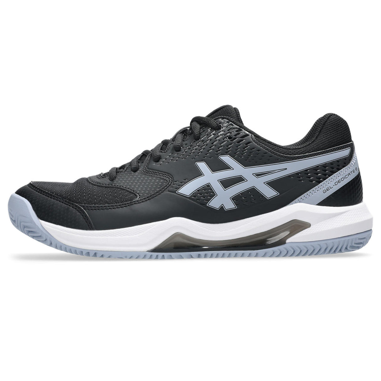 Asics Tennisschoen Gel Dedicate 8 Clay Heren Zwart Blauw
