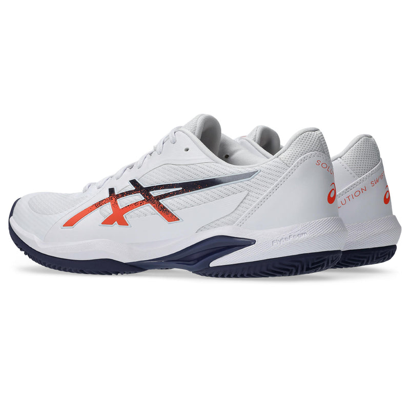 Asics Tennisschoen Solution Swift FF 2 Clay Heren Wit Oranje