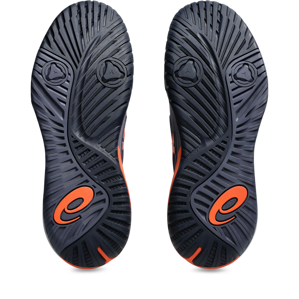 Asics Tennisschoen Gel Resolution X Indoor Heren Paars Oranje