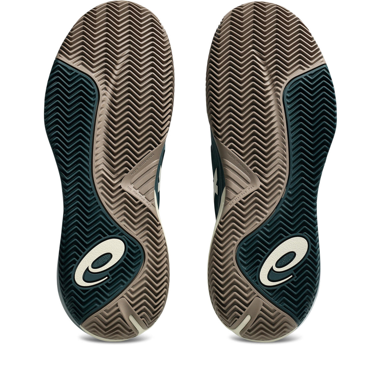 Asics Tennisschoen Gel Resolution X Clay Heren Groen