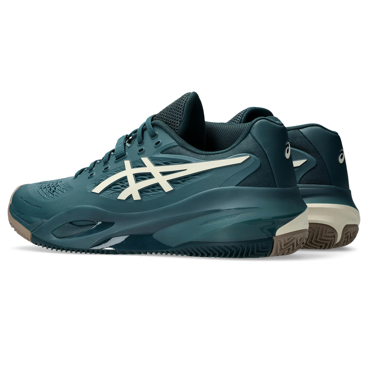 Asics Tennisschoen Gel Resolution X Clay Heren Groen