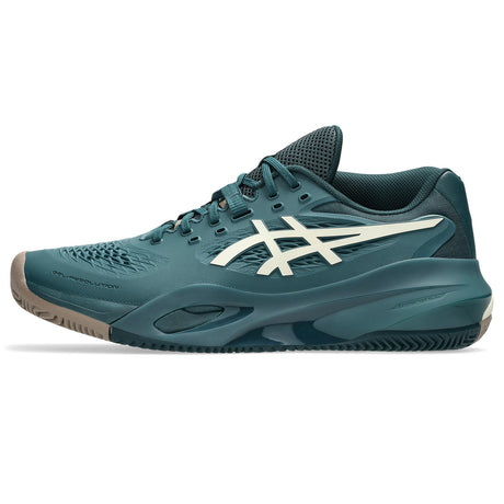 Asics Tennisschoen Gel Resolution X Clay Heren Groen