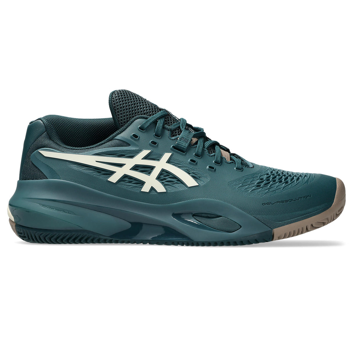 Asics Tennisschoen Gel Resolution X Clay Heren Groen