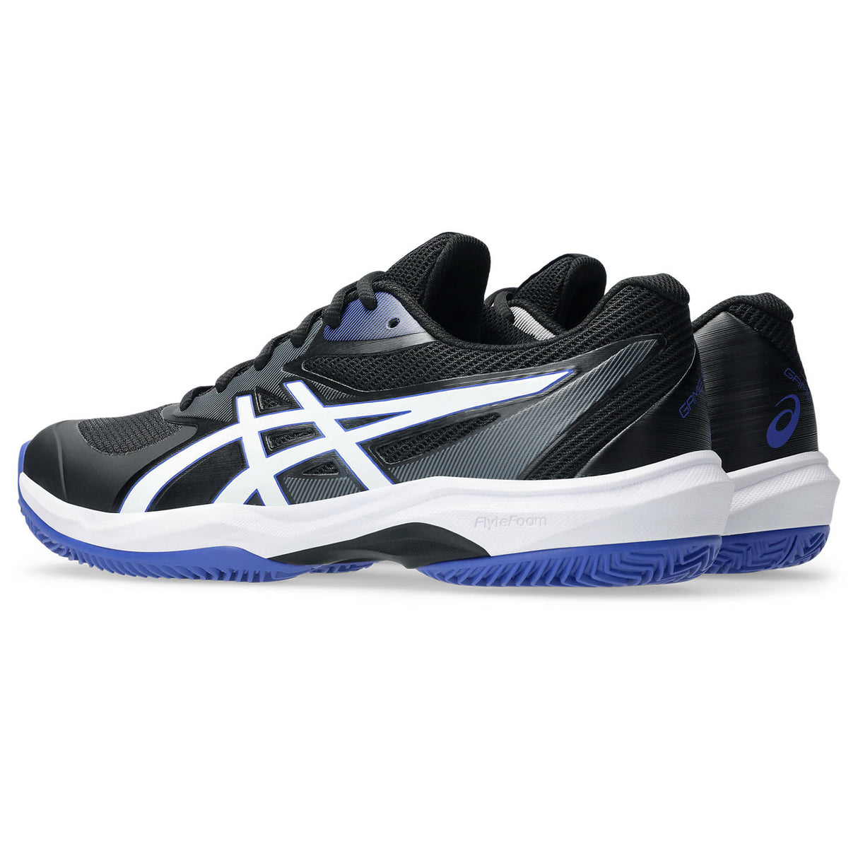 Asics Tennisschuh Game FF Clay / OC Herren Schwarz Blau