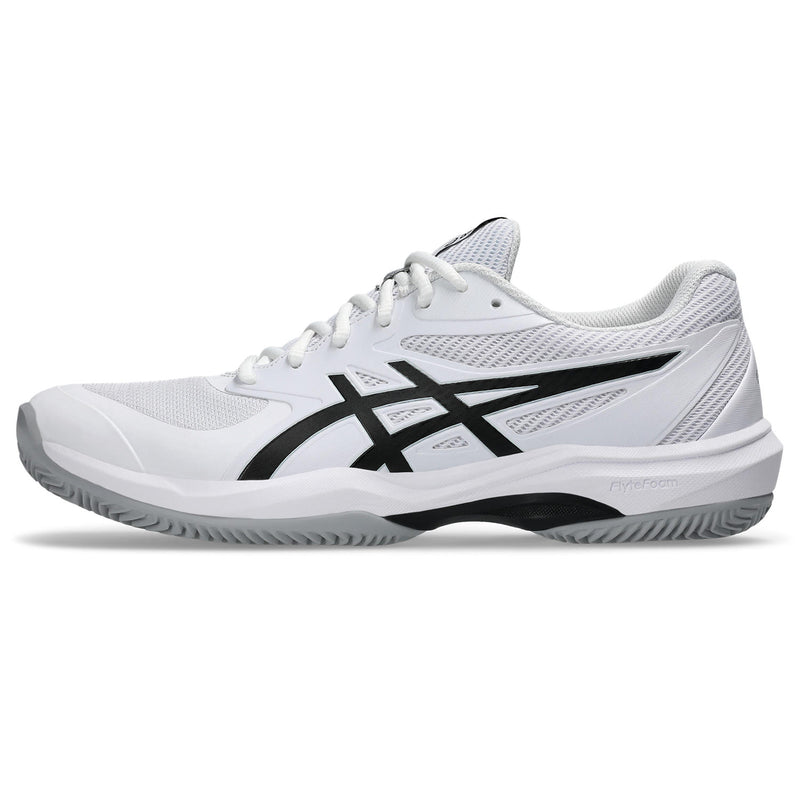 Asics Tennisschoen Game FF Clay / OC Heren Wit Zwart