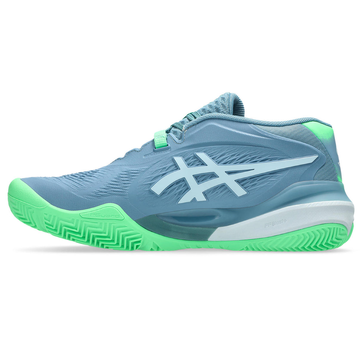 Asics Padelschoen Gel Resolution X Padel Heren Blauw Grijs