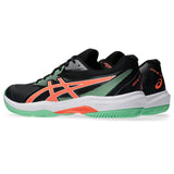 Asics Game FF Padelschuh für Herren, Schwarz, Grün, Orange