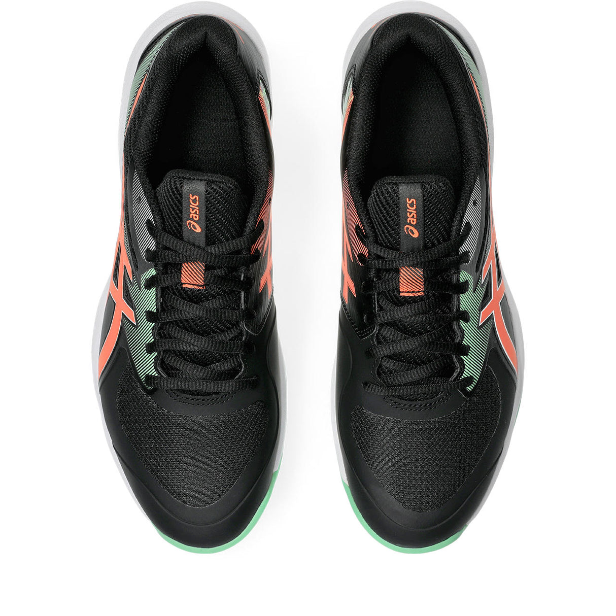 Asics Game FF Padelschuh für Herren, Schwarz, Grün, Orange