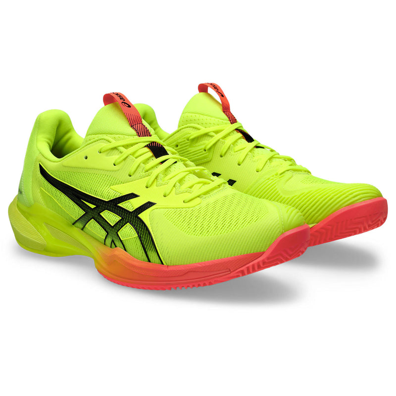 Asics Tennisschoen Solution Speed FF 3 Clay Heren Geel Zwart Oranje