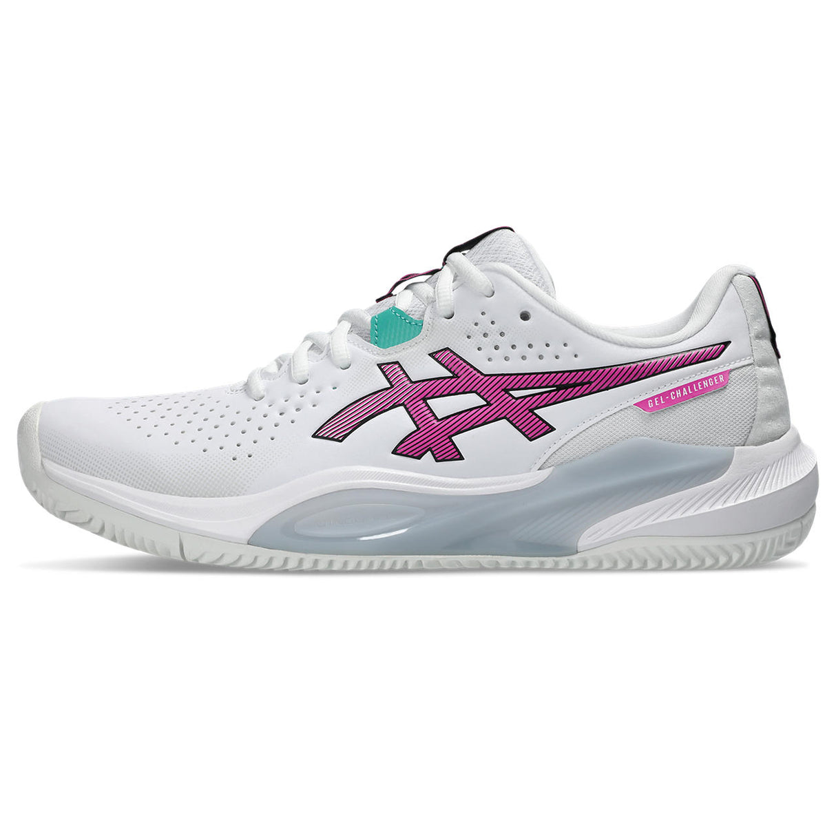 Asics Tennisschuh Gel Challenger 15 Clay Herren Weiß Rosa