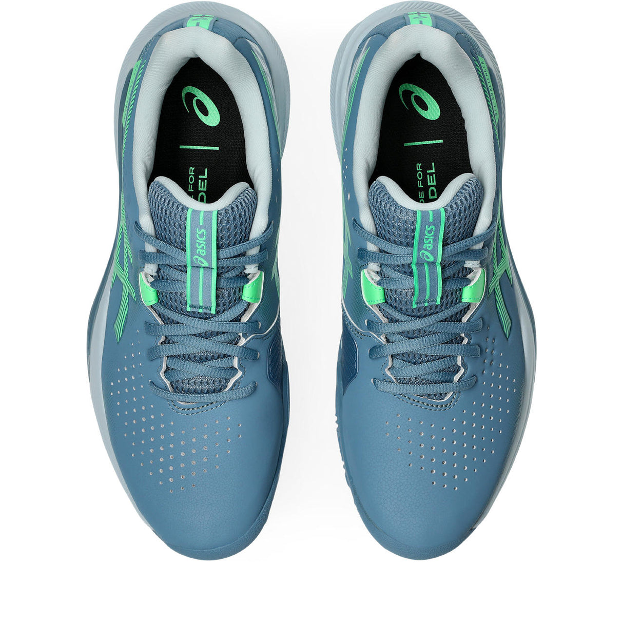 Asics Padelschoen Gel Challenger 15 Heren Blauw Groen