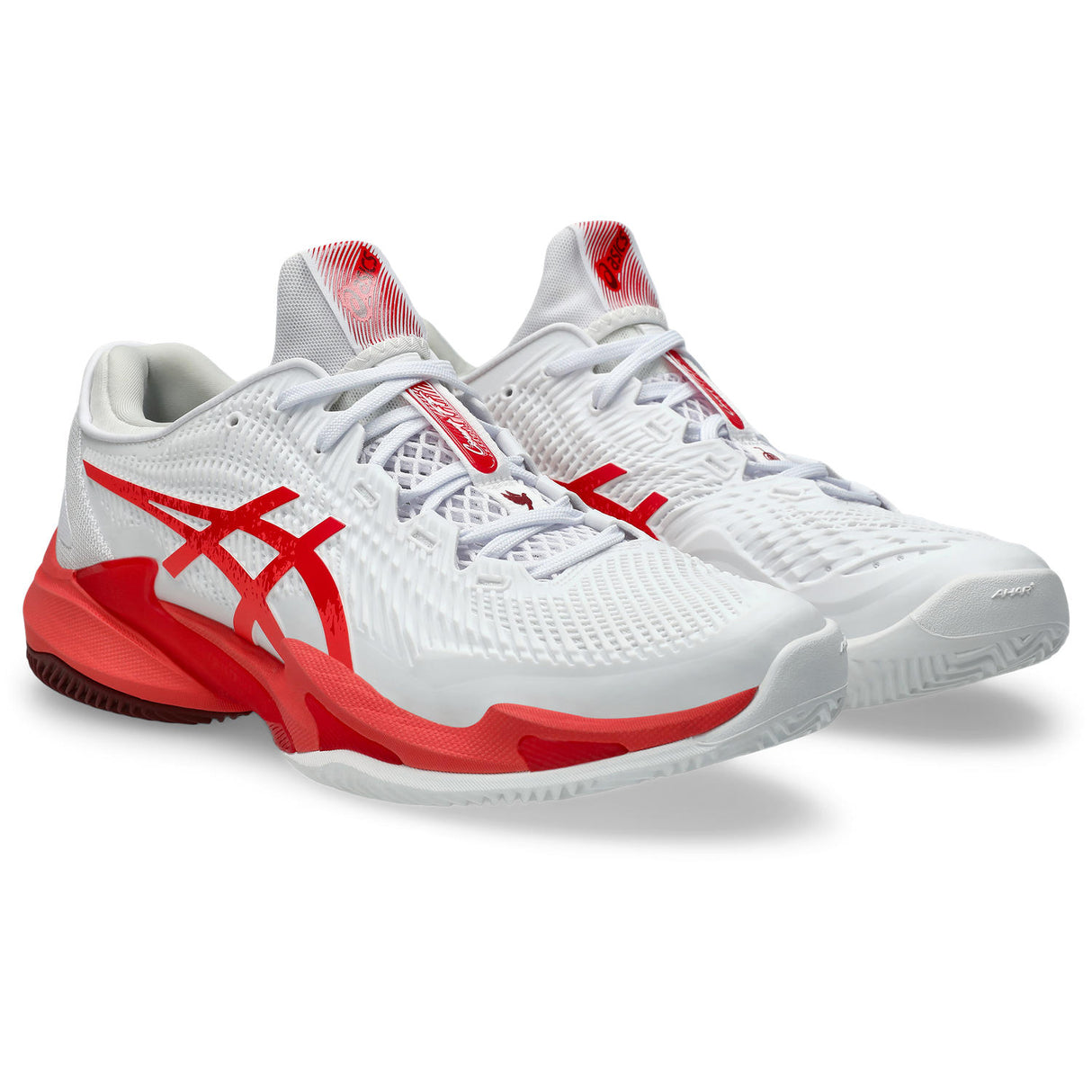 Asics Tennisschuh Court FF 3 Novak Clay Herren Weiß Rot