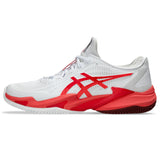 Asics Tennisschuh Court FF 3 Novak Clay Herren Weiß Rot