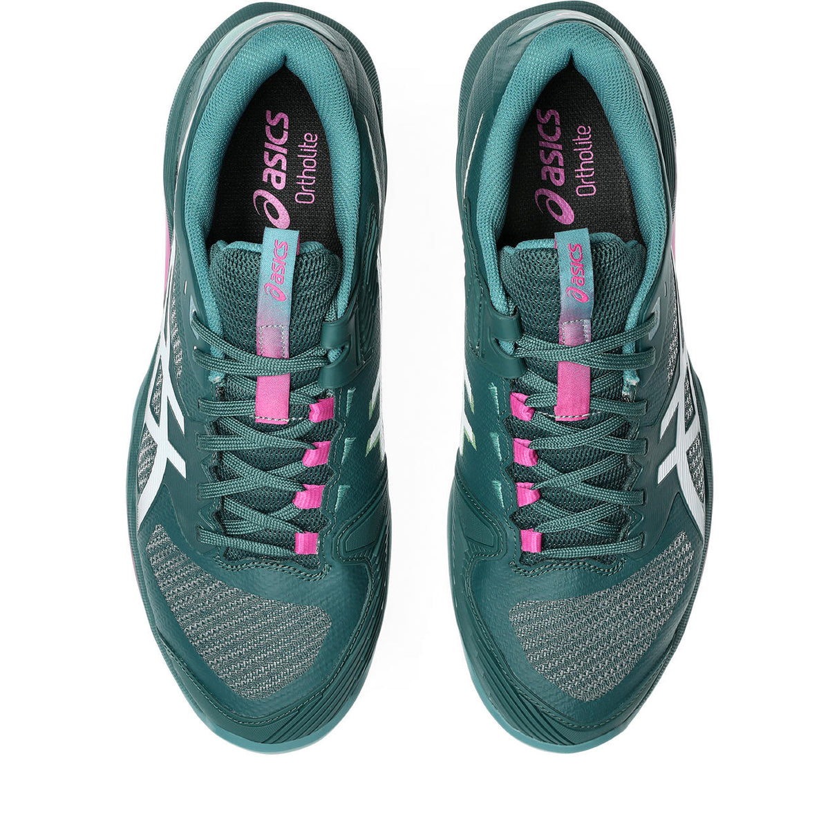 Asics Tennisschoen Solution Speed FF 4 Clay Heren Groen