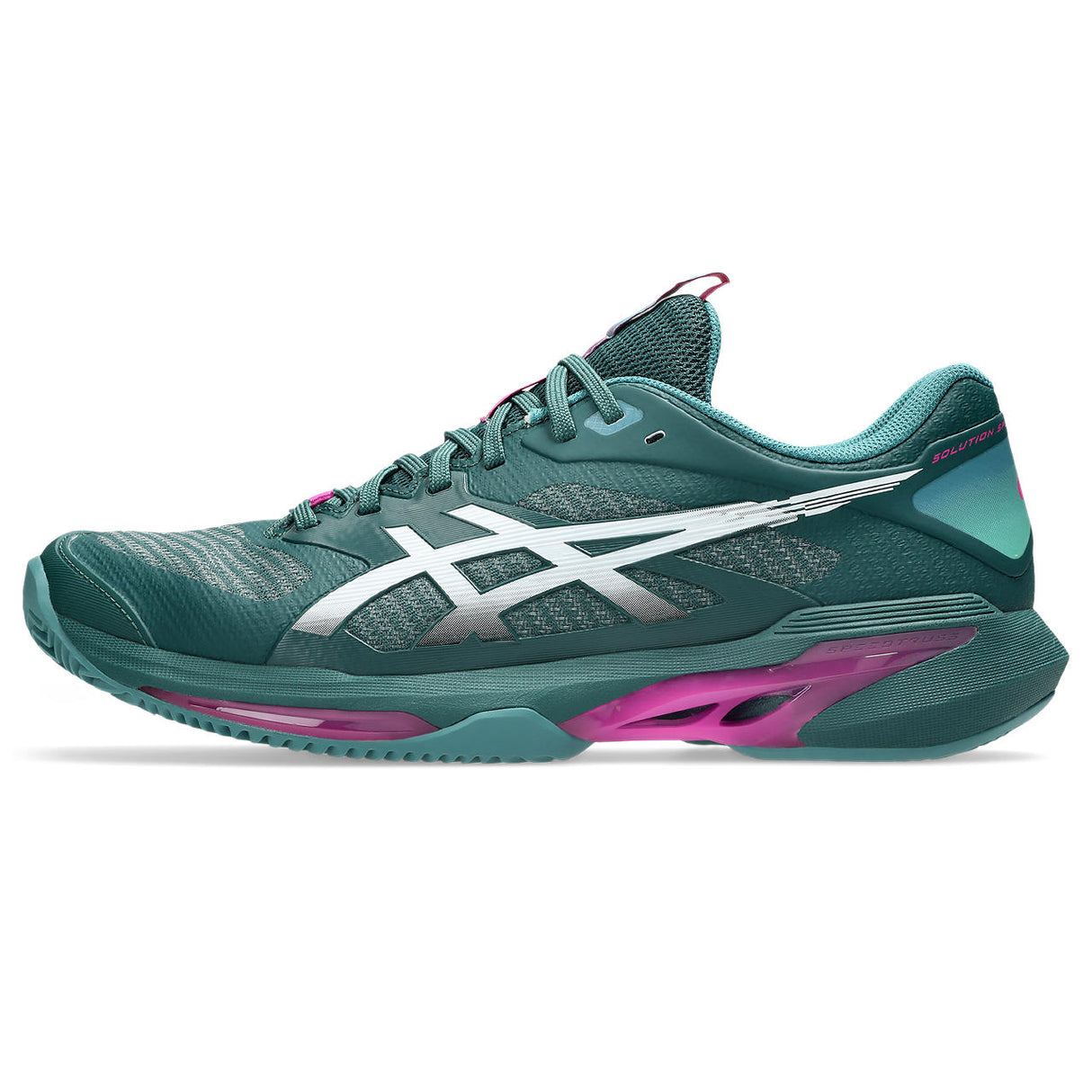 Asics Tennisschoen Solution Speed FF 4 Clay Heren Groen