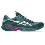 Asics Tennisschoen Solution Speed FF 4 Clay Heren Groen