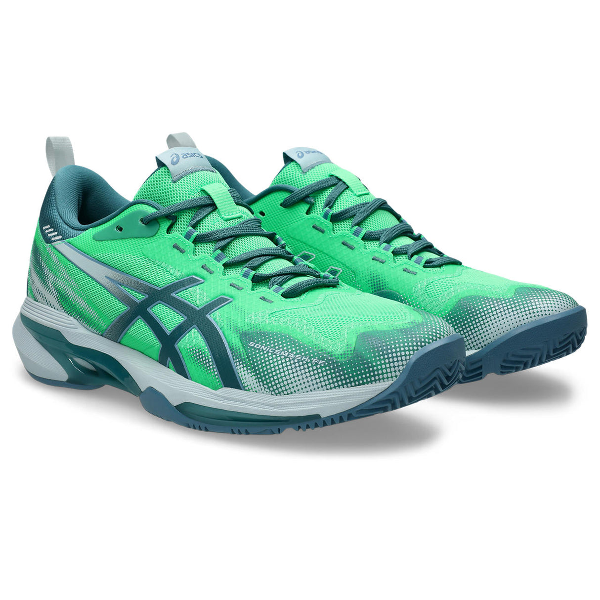 Asics Sonicsmash FF Padelschuh Herren Grün Blau