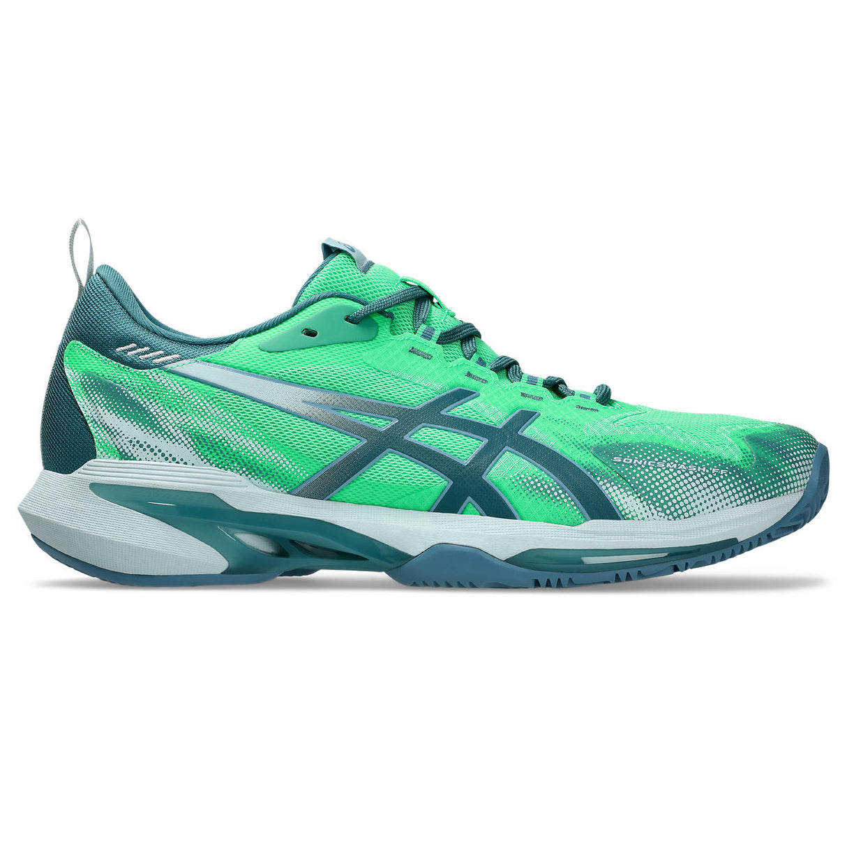Asics Sonicsmash FF Padelschuh Herren Grün Blau