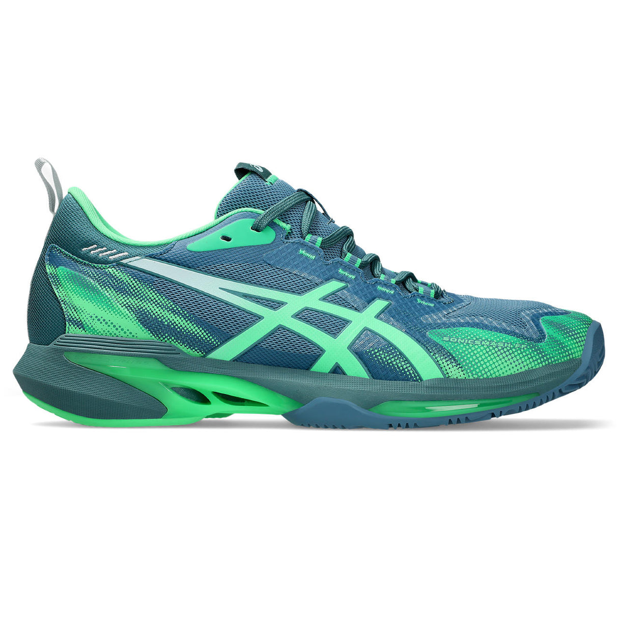 Asics Sonicsmash FF Padelschuh Herren Blau Grün
