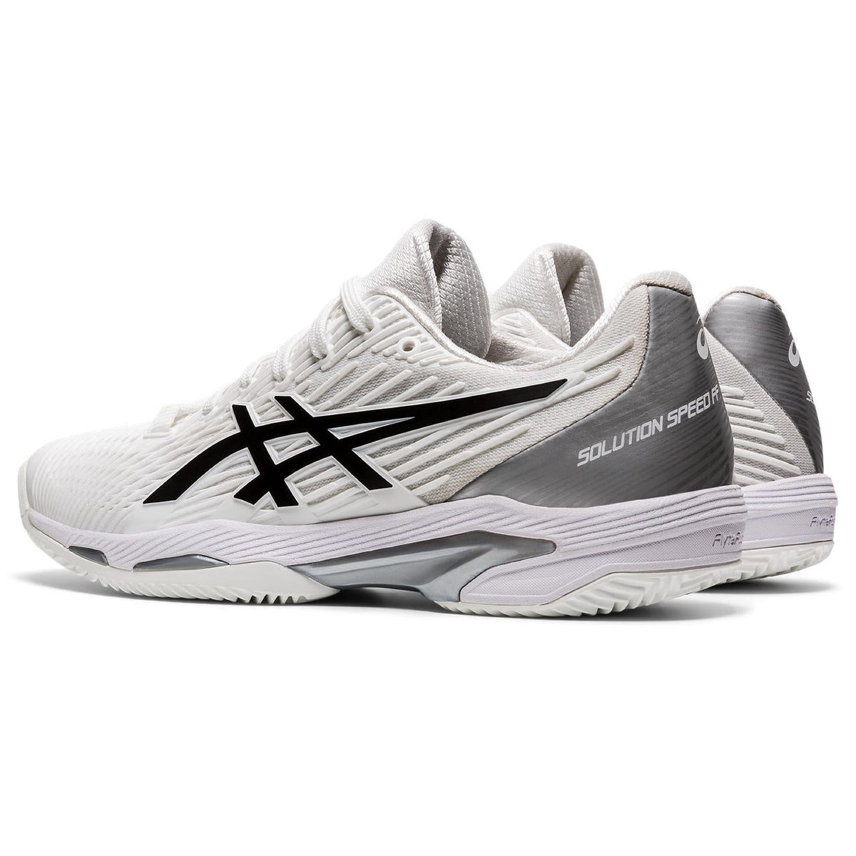 Asics Tennisschoen Solution Speed FF 2 Clay Dames Wit Zwart