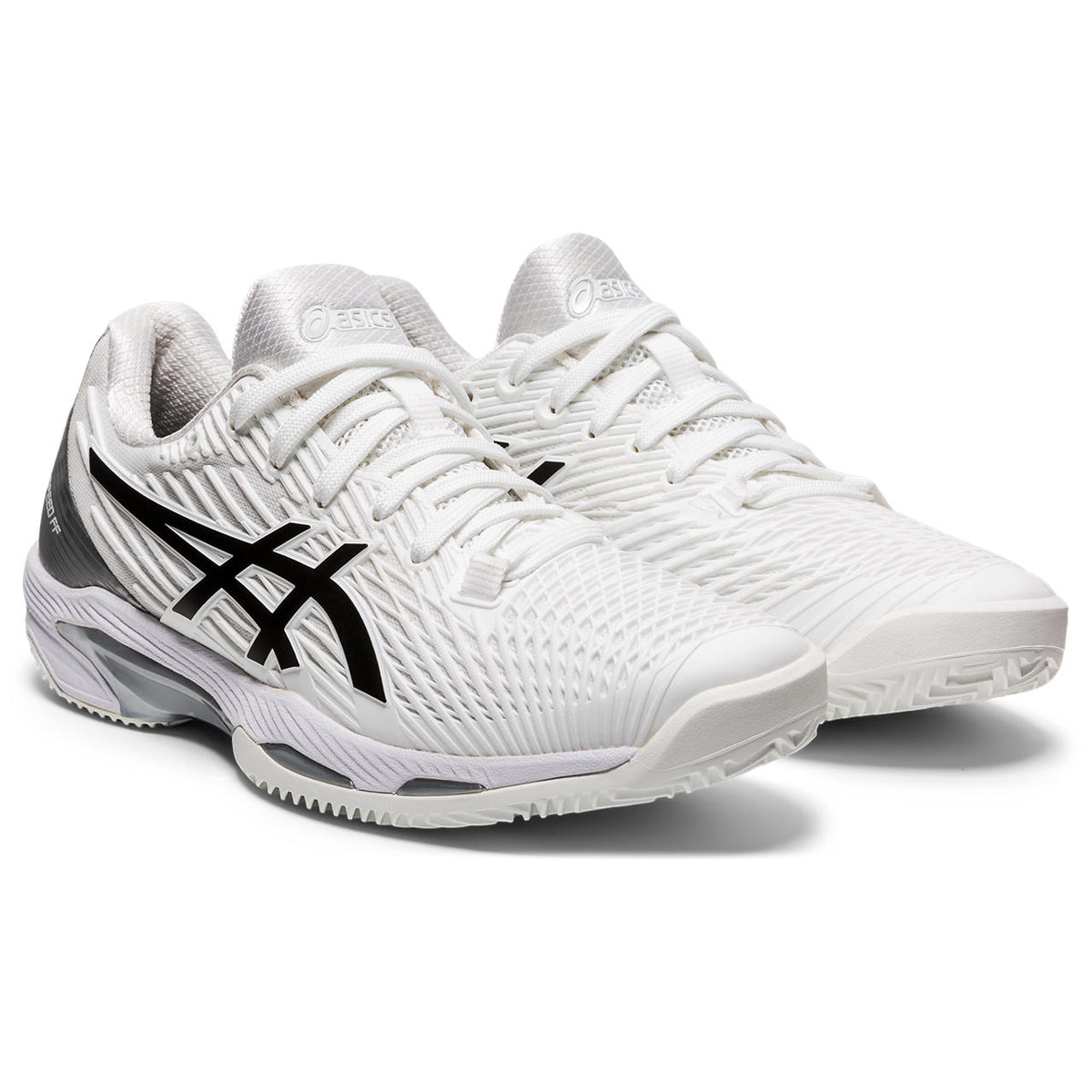 Asics Tennisschoen Solution Speed FF 2 Clay Dames Wit Zwart