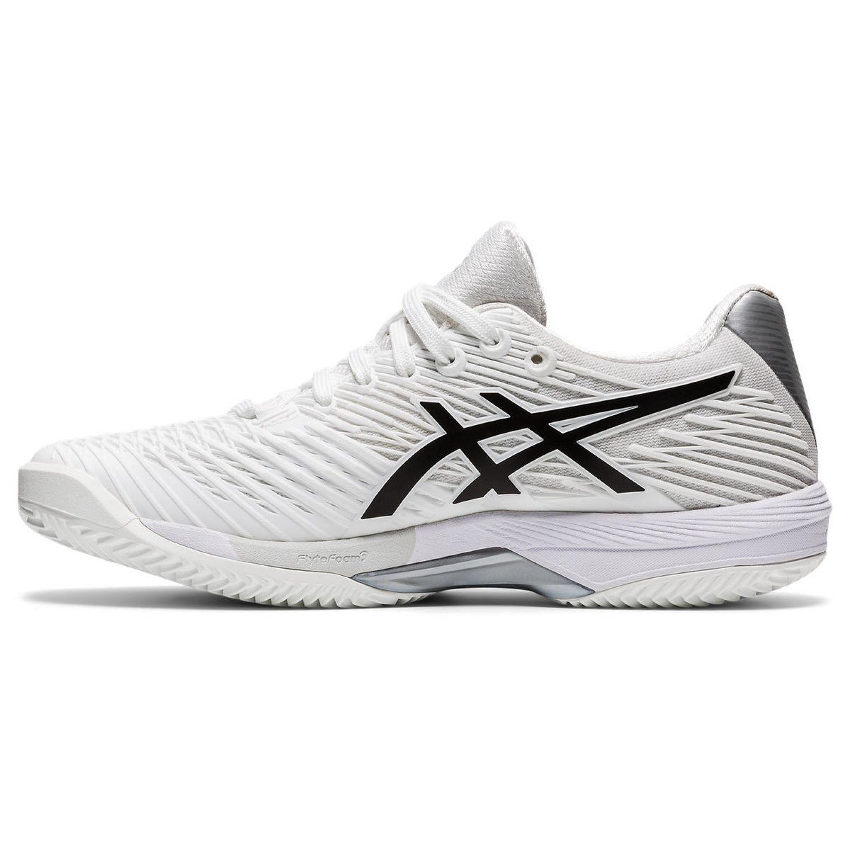 Asics Tennisschoen Solution Speed FF 2 Clay Dames Wit Zwart