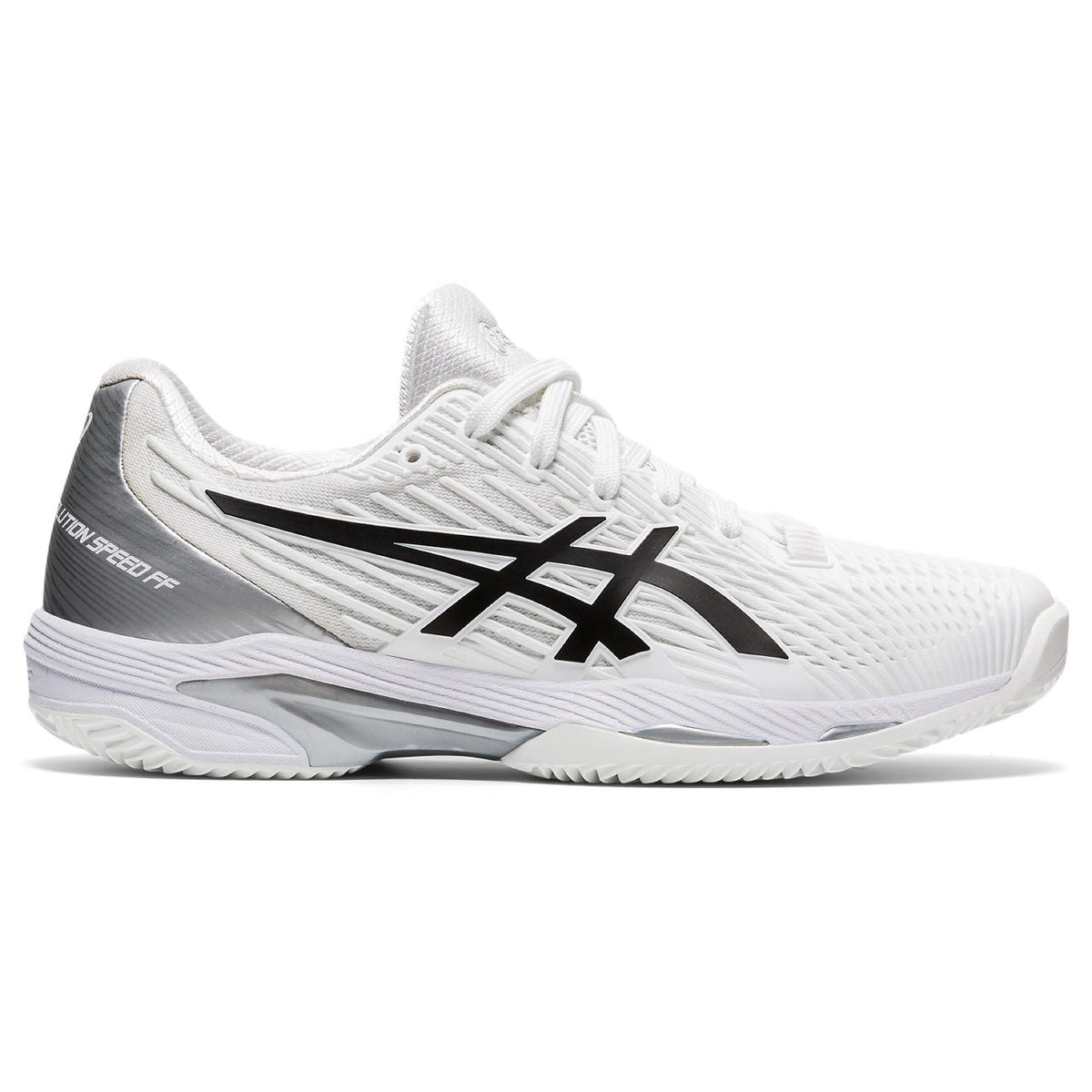 Asics Tennisschoen Solution Speed FF 2 Clay Dames Wit Zwart
