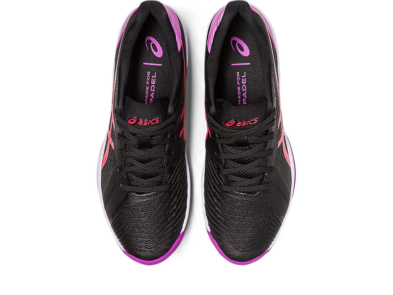 Asics Padelschoen Solution Swift FF Dames Zwart