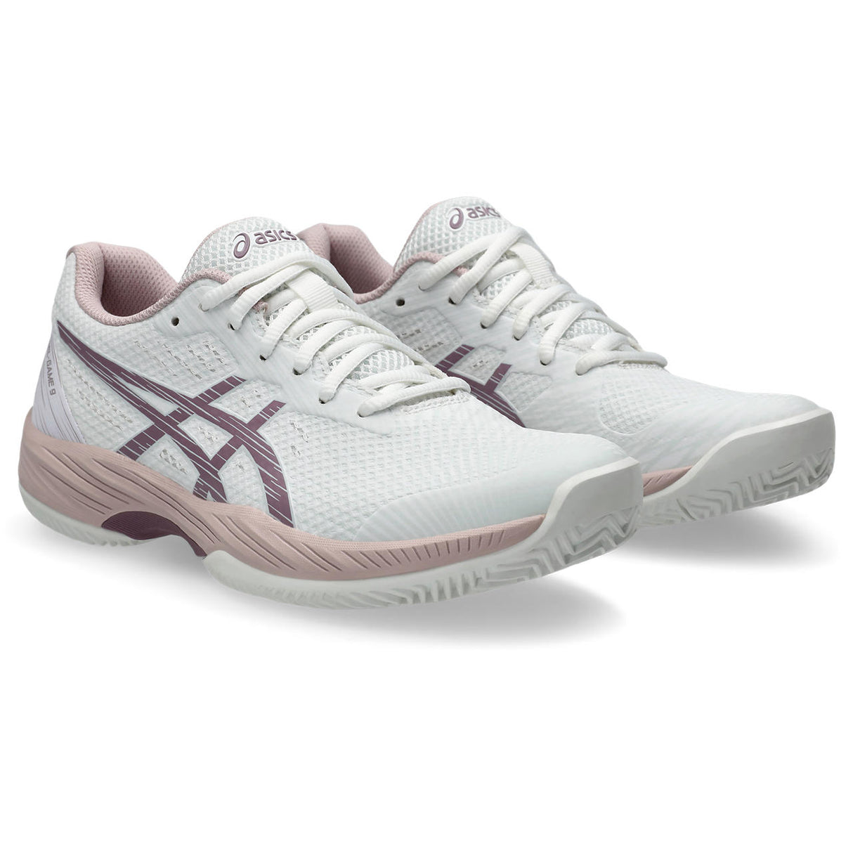 Asics Tennisschoen Gel Game 9 Clay / OC Dames Wit Roze