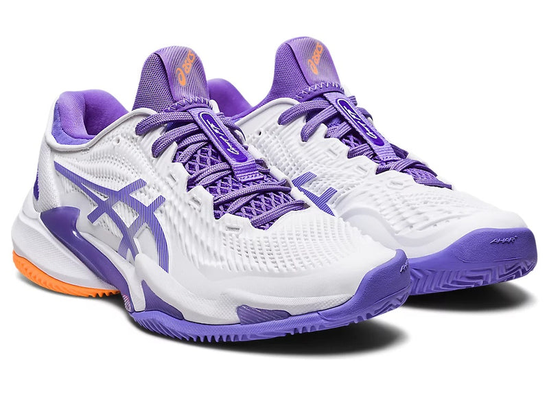 Asics Tennisschoen Court FF 3 Clay Dames Wit Lila