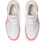 Asics Gel Challenger 14 Clay Tennisschuh für Damen, Weiß/Orange