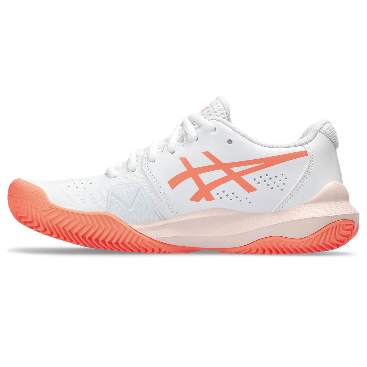 Asics Gel Challenger 14 Clay Tennisschuh für Damen, Weiß/Orange