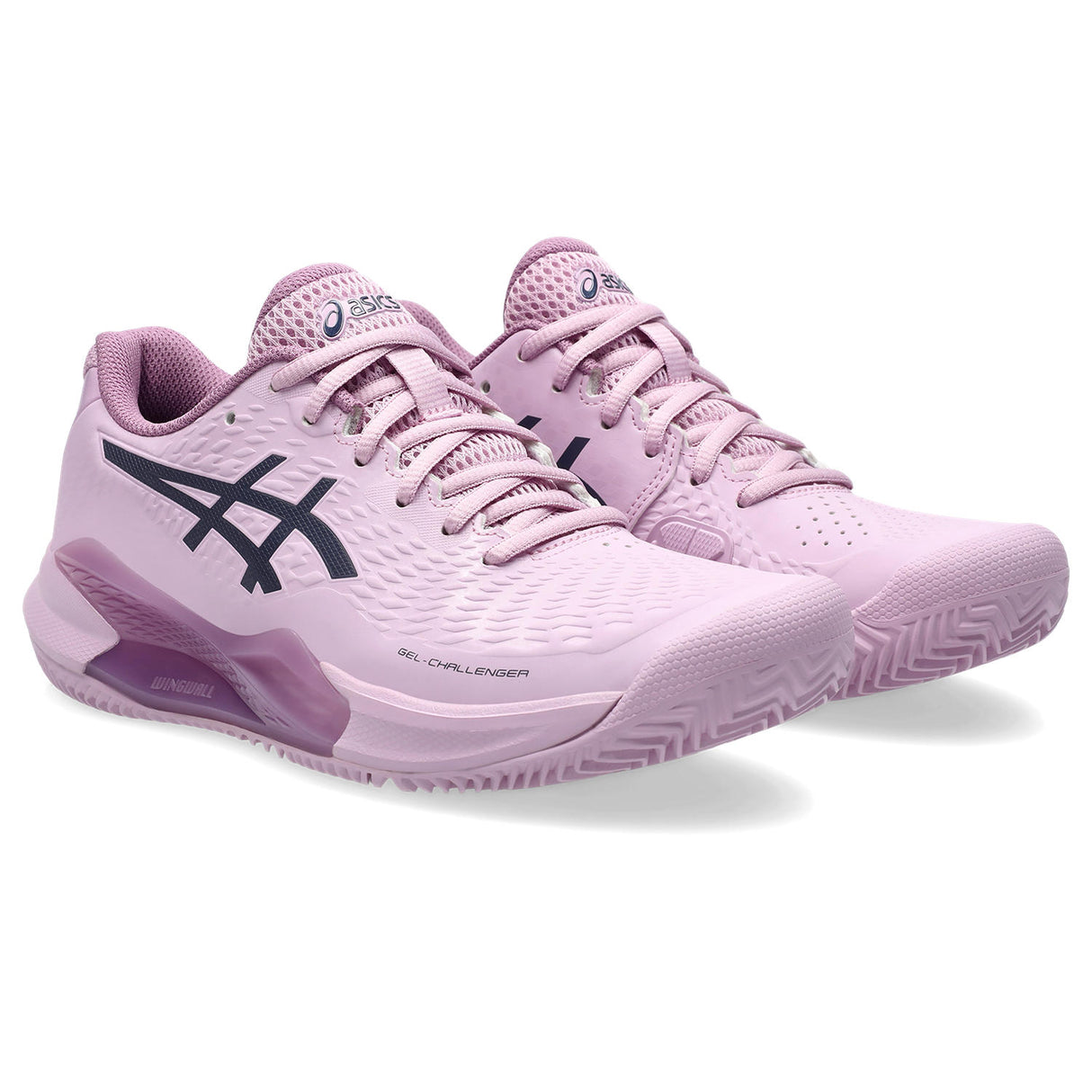 Paarse Asics padel- en tennisschoen